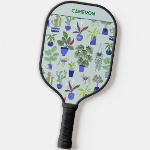 Personalised Houseplant Cactus Succulent Gardening Pickleball Paddle