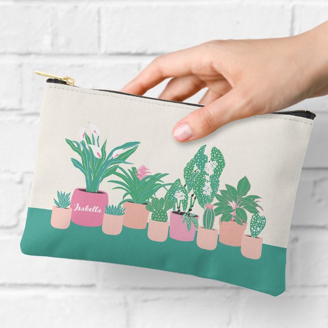 Personalised Houseplants Zipper Pouch (Creator Uploaded)