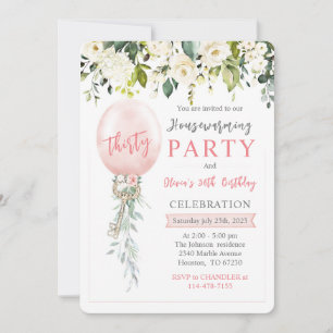 Personalised Housewarming and Birthday Invitation