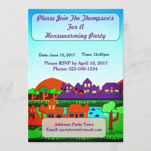 Personalised Housewarming Party Invitation
