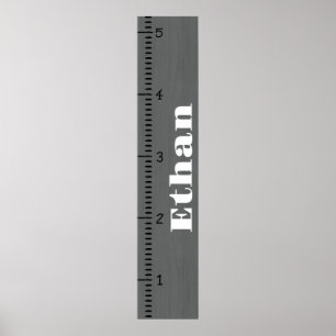 Personalised Human Growth Chart Ruler   Printable