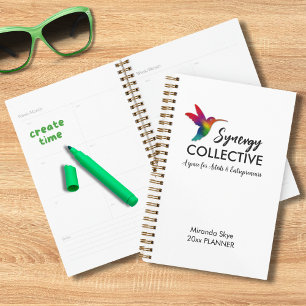 Personalised Hummingbird Business Logo Planner