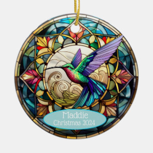 Personalised Hummingbird Ornament