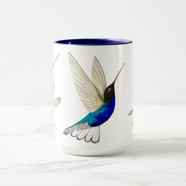 Personalised Hummingbirds Mug (Center)