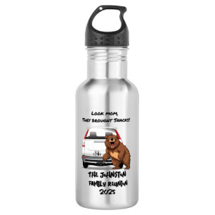 Personalised Humourous Camping-Themed 532 Ml Water Bottle