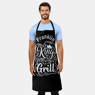 Personalised Humourous Fathers Day BBQ Chef  Apron