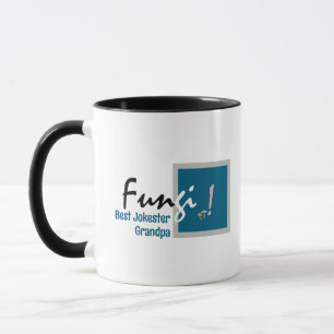 Personalised Humourous Fun Man, Pun Typography Art Mug