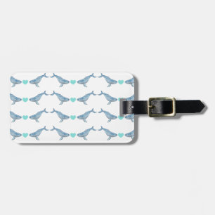 Personalised Humpback Whale Luggage Tag