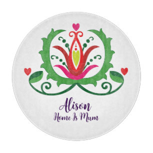Personalised Hungarian Folk Cutting Board