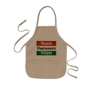 Personalised Hungarian Grandma Kids Apron