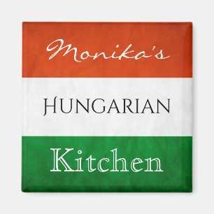 Personalised Hungarian Kitchen Magnet