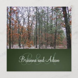 Personalised Hunting Theme Wedding Invitation