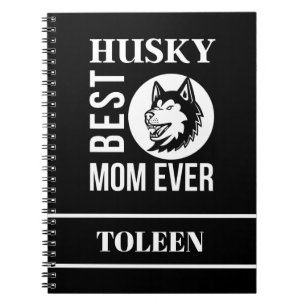 Personalised Husky Mum, Dog Mum Notebook