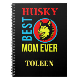 Personalised Husky Mum, Dog Mum Notebook