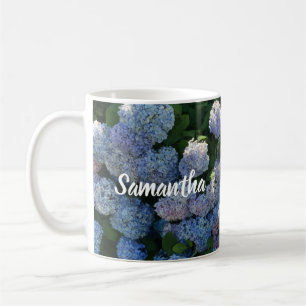 Personalised Hydrangea Coffee Mug