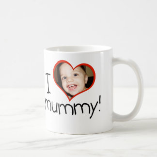 Personalised "I *heart* mummy" mug