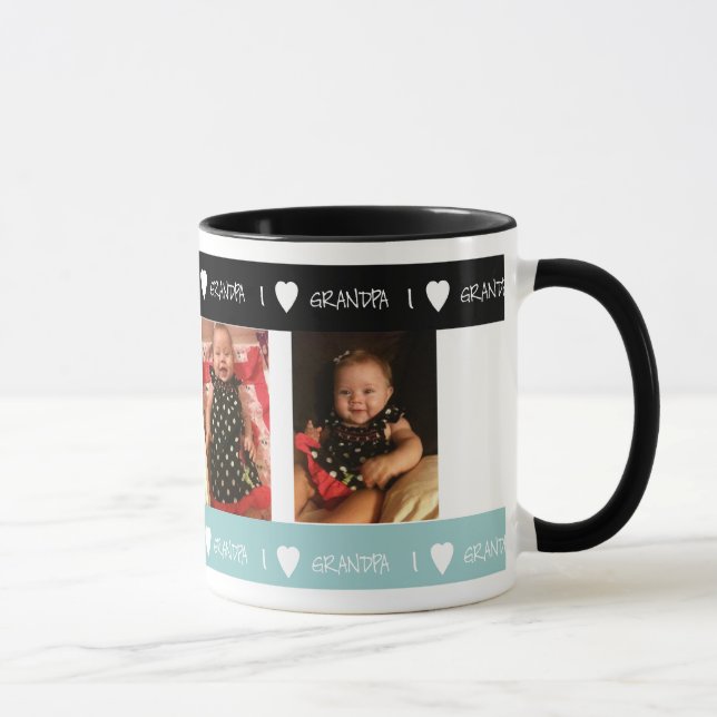 Personalised I Love Grandpa Mug (Right)
