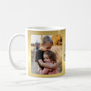Personalised "I Love MOM" Photo Collage Coffee Mug