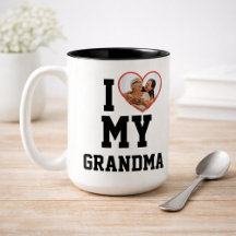 Personalised I Love My Grandma Photo