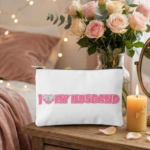 Personalised I Love My Husband – Add Husband Photo Accessory Pouch