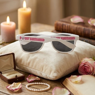 Personalised I Love My Husband – Add Husband Photo Sunglasses