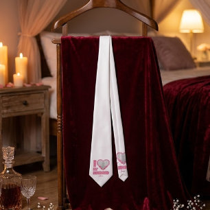 Personalised I Love My Husband – Add Photo & Name Tie