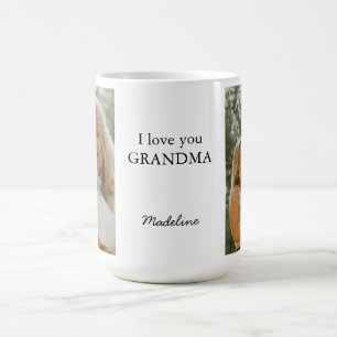Personalised "I Love You Grandma" Photo Mug