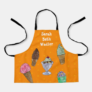 Personalised Ice Cream Apron