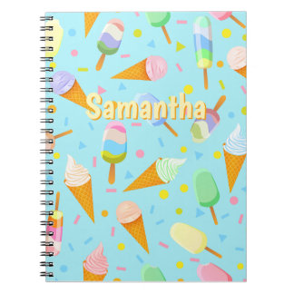 Personalised Ice Cream Notebook – Sweet Summer