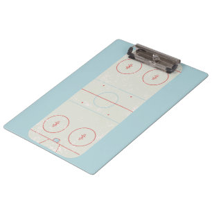 Personalised Ice Hockey Coach Clipboard