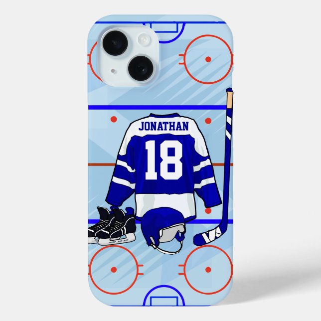 Personalised Ice Hockey design Case-Mate iPhone Case (Back)