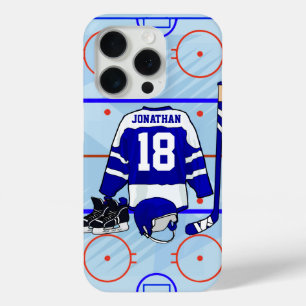 Personalised Ice Hockey design iPhone 15 Pro Case