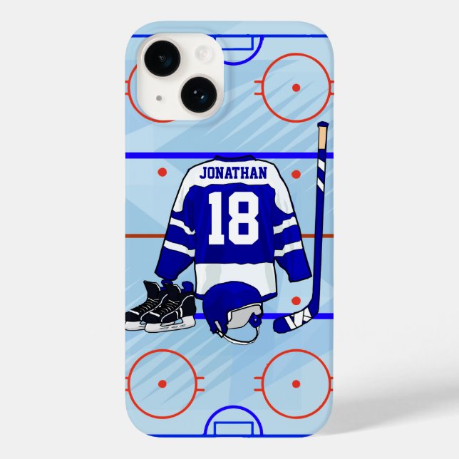 Personalised Ice Hockey design Case-Mate iPhone Case (Back)