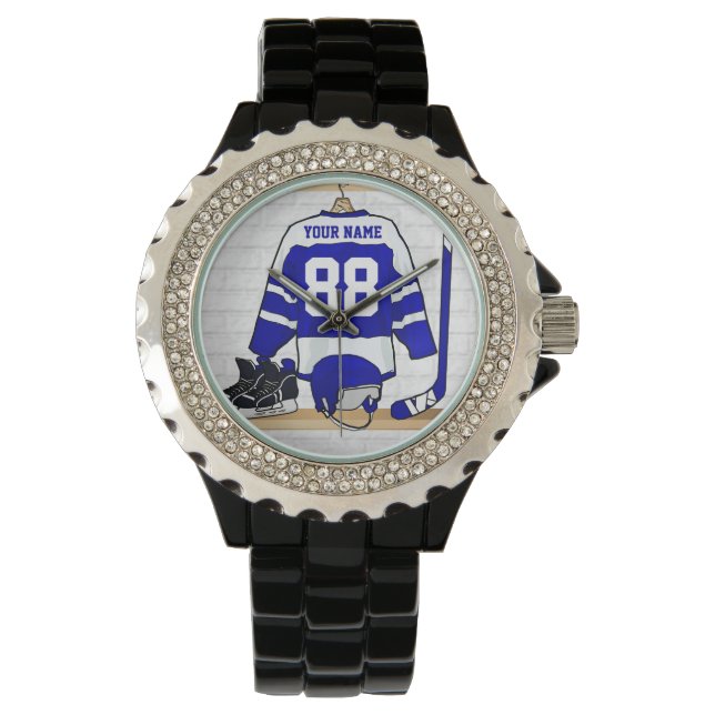 Personalised Ice Hockey Jersey Watch (Front)
