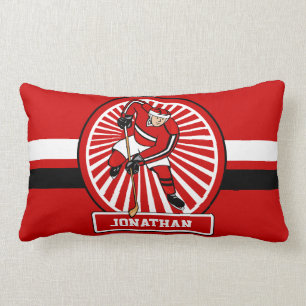 Personalised Ice Hockey player Lumbar Cushion
