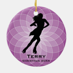 Personalised Ice Skating Ornament