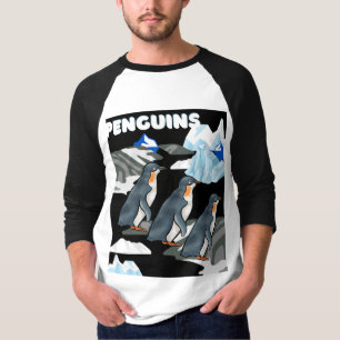 Personalised Iceberg Antarctic Penguin Men's T-Shirt