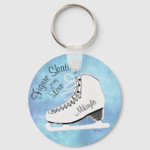 Personalised Icy Blue Figure Skating Girl