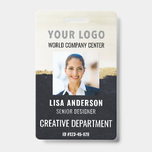 Personalised ID Badge Corporate Employee Name Tag