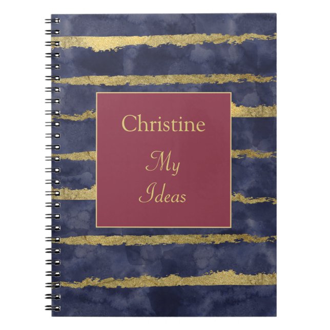 Personalised Ideas Notebook (Front)