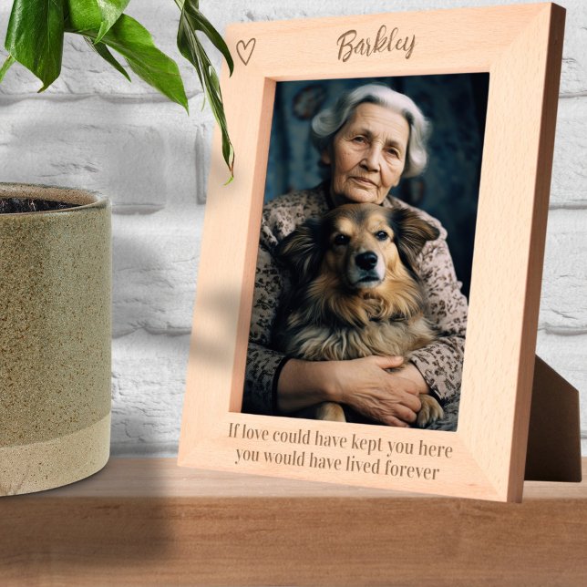 Personalised If Love Could Have Kept You Here Etched Frames (Personalized If Love Could Have Kept You Here Etched Frames by Ricaso. Add name to memorial frame)