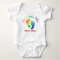 Personalised I'm A Rainbow Baby Bodysuit