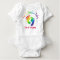 Personalised I'm A Rainbow Baby Tutu Bodysuit