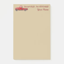 Personalised I'm Not Old I'm Vintage Red Truck