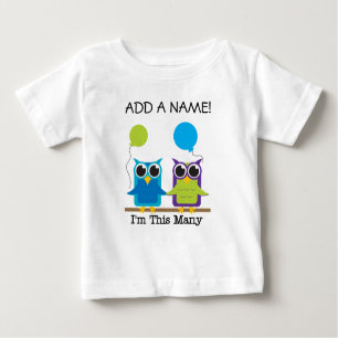 Personalised I'm This Many 2nd Birthday Tshirt