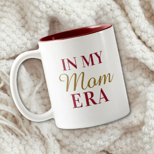 Personalised In My Mum Era Quote Mothers Day Two-Tone Coffee Mug