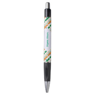 Personalised India Flag Tiled Emmy Pen
