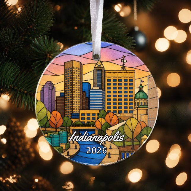 Personalised Indianapolis Acrylic Ornament, Custom Ornament (Creator Uploaded)