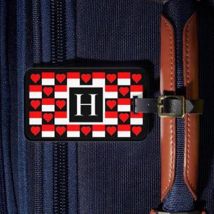 Personalised Indonesian Flag Custom Text Indonesia Luggage Tag