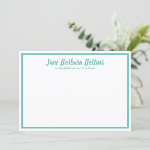 Personalised Informal Notes Invitation
